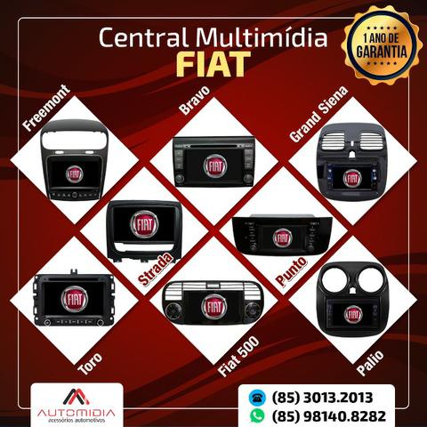 Central Multimidia Fiat Freemont Bravo Strada Toro 500 Grand Siena a partir de R$ 1.799,90