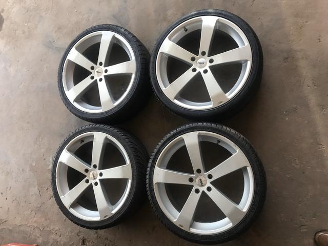 Rodas Aro 20 TSW com pneus novos - Foto 5