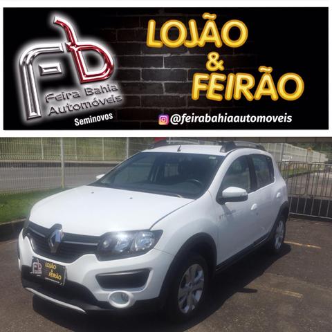 Sandero stepway 1.6,FEIRA BAHIA AUTOMÓVEIS SEMINOVOS NO SHOPPING BELA!
