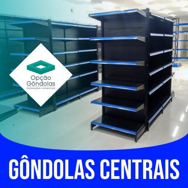 Gôndolas, Prateleiras e Bandejas Novas