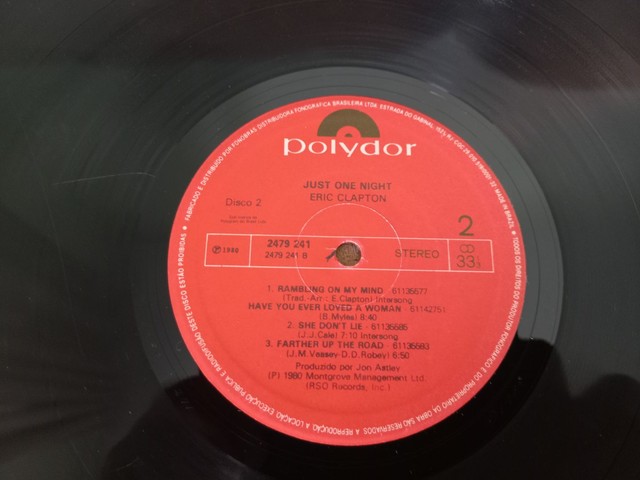 Lp disco vinil Eric Clapton - Just One Night disco 2 - Foto 3
