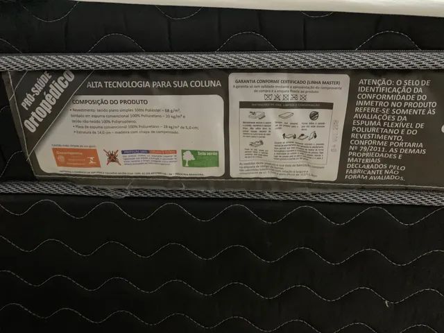 Cama Box + colchão Ortobom - Foto 4