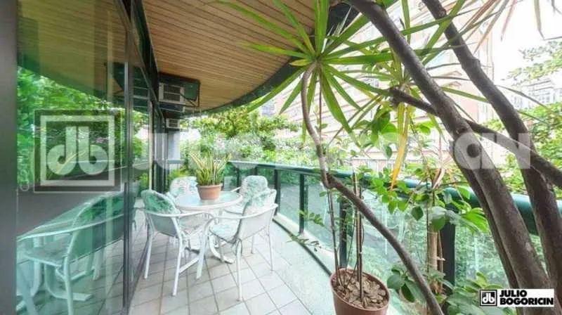 Apartamento a venda no Leblon 2ªquadra da praia prédio de luxo varanda 3 quartos 2vagas - Foto 3