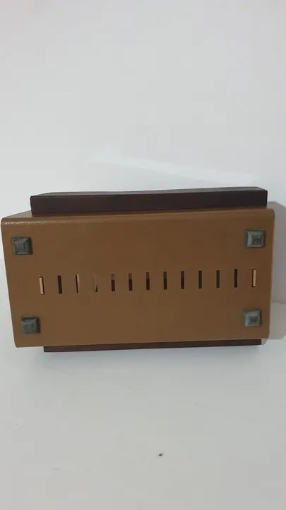 Fichario acrilico e madeira para escritório com chave - Foto 6