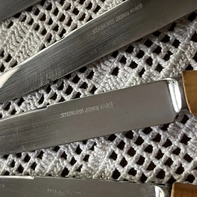 Conjunto de 4 facas japonesas antigas - Foto 4