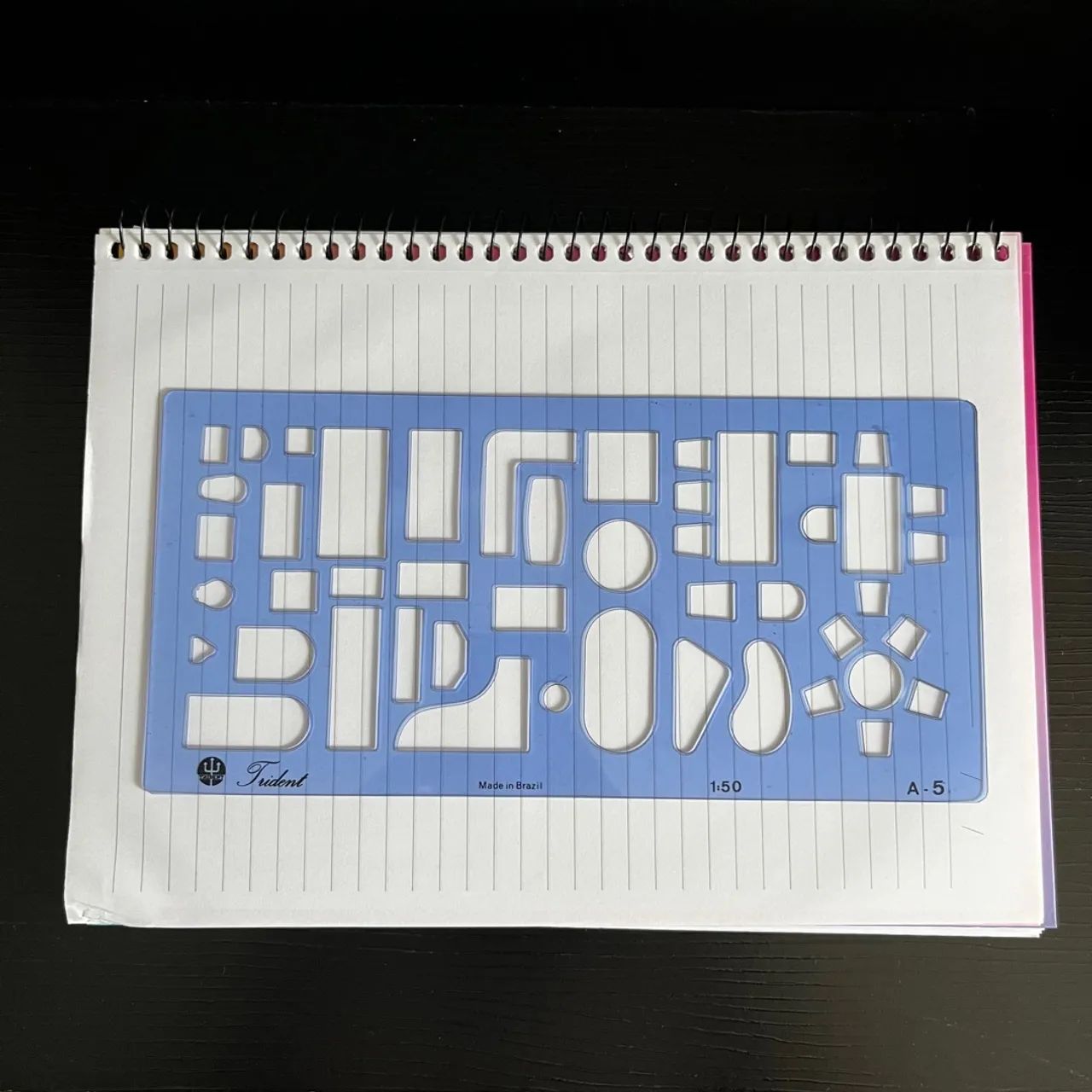 6 Réguas para Desenho - TRIDENT