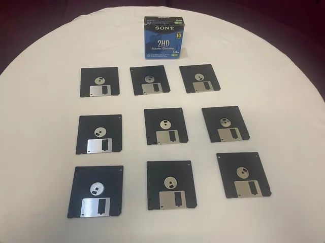 9 Disquetes Sony 2HD