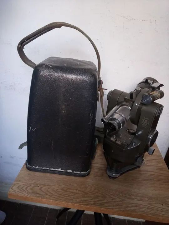 Raro.... teodolito topógrafico italiano antigo Itália  - Foto 3