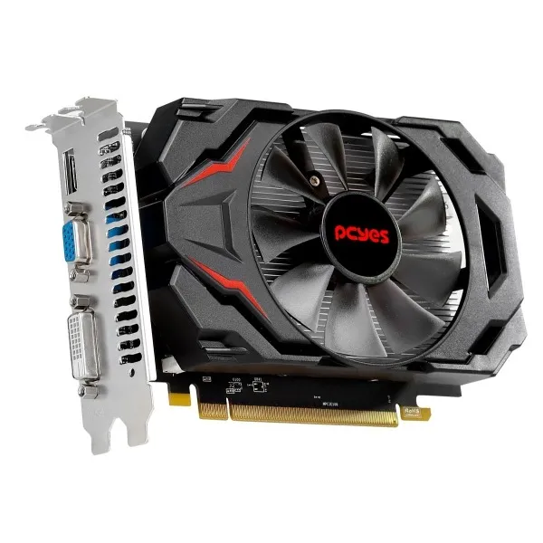 Placa de Vídeo AMD R7 240 4GB GDDR5 Pcyes Single Fan 128 Bits 1 Ano de Garantia - WZetta
