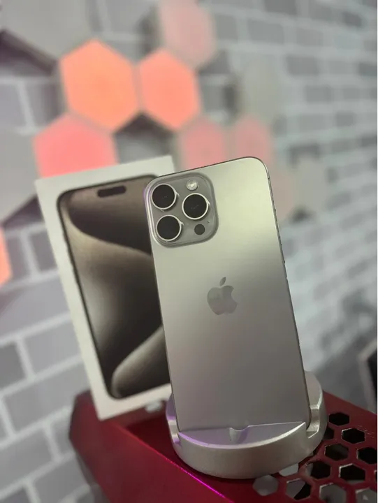 IPHONE 15 PRO MAX 512GB 83% ANATEL TITANIU LOJA FISICA COM CAIXA E GARANTIA