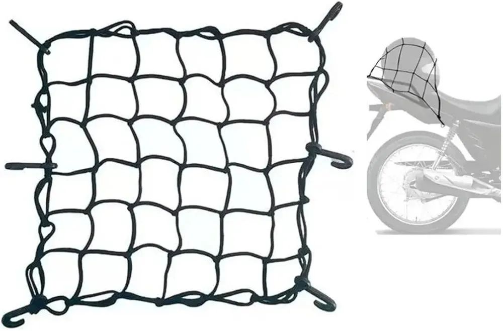 Rede Elástica 35 cm x 35 cm para Capacete Bagageiro de moto - Foto 10