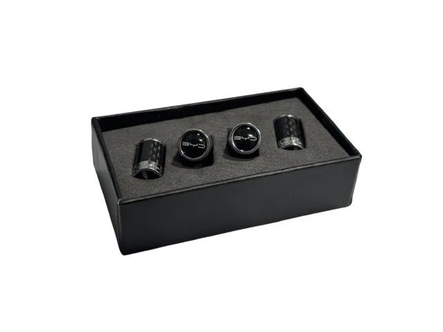 Bico De Válvula Carbono Tampa Pneu Byd