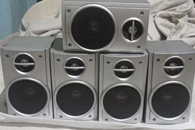 5 Caixas de som em ótimo estado, com impedância de 4 ohms e potência de 20W cada. - Foto 2