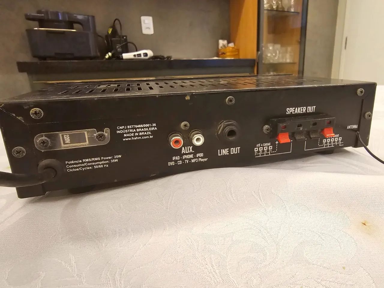 Aparelho de Som USB/SD/FM com Entrada para Microfone - Foto 5