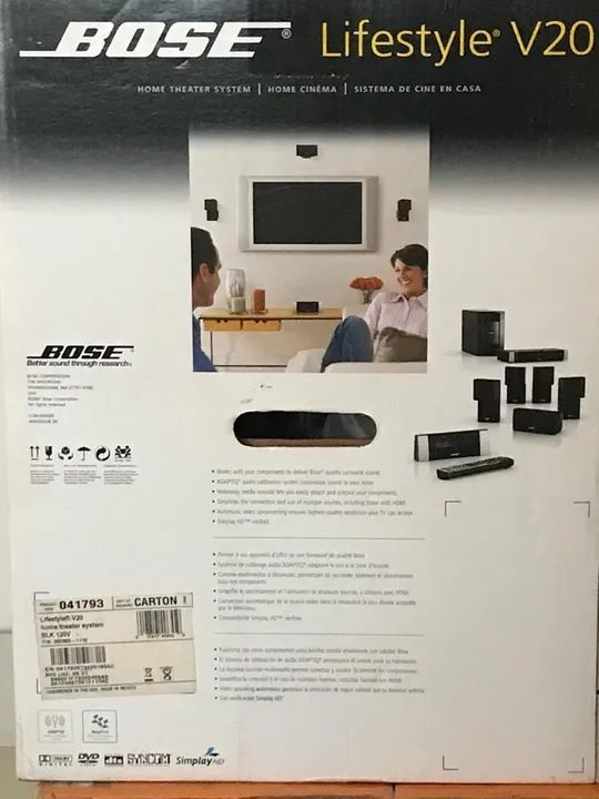 Home Theater Bose Lifestyle V20  NOVO - Foto 3