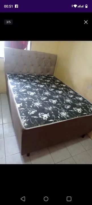 Cama box casal cabeceira casal  - Foto 2