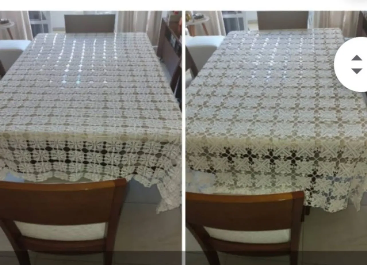 Toalhas de mesa em crochê