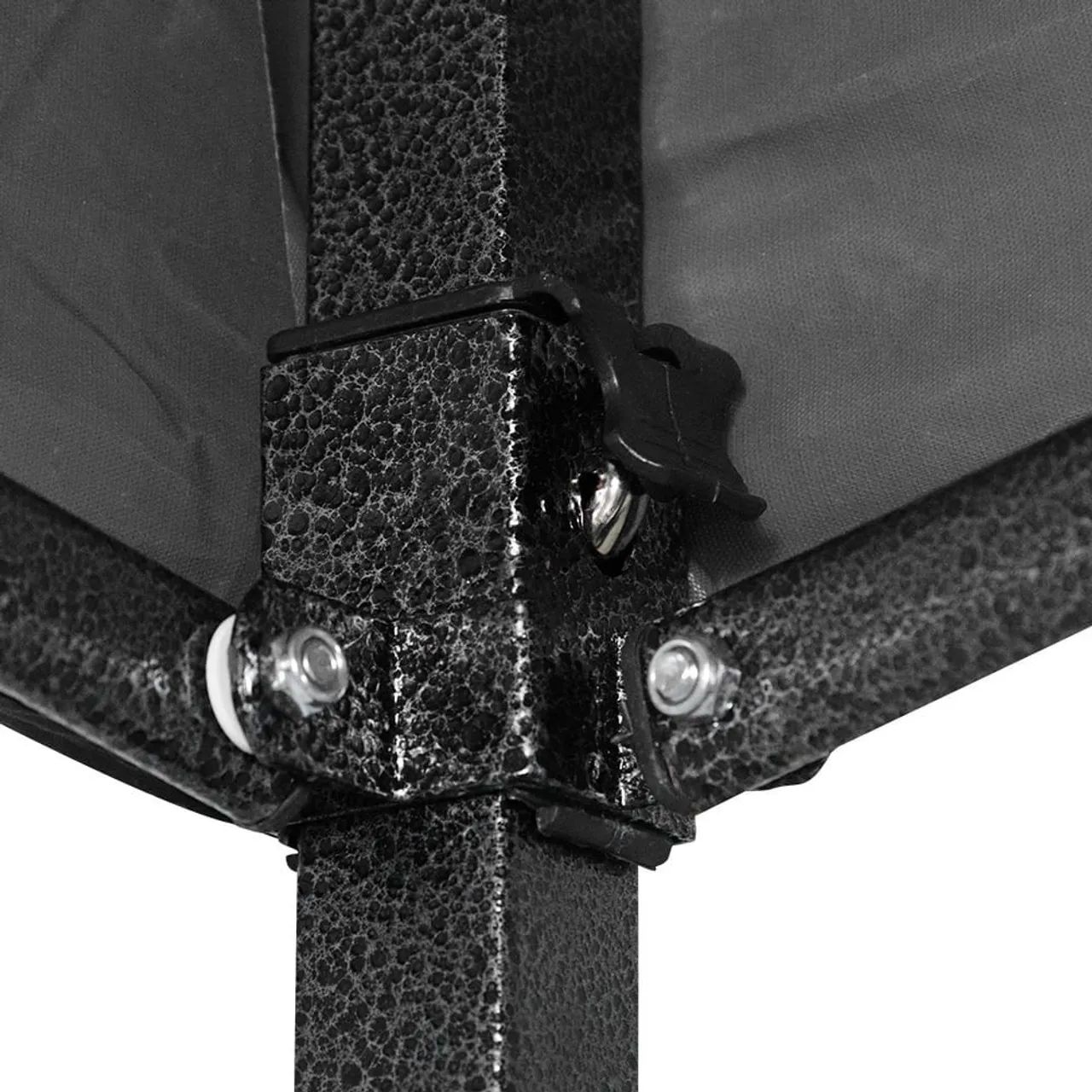 Novas Tenda Gazebo Dobrável Pagoda 3m x 6m Oxford Preta Bel - Foto 4