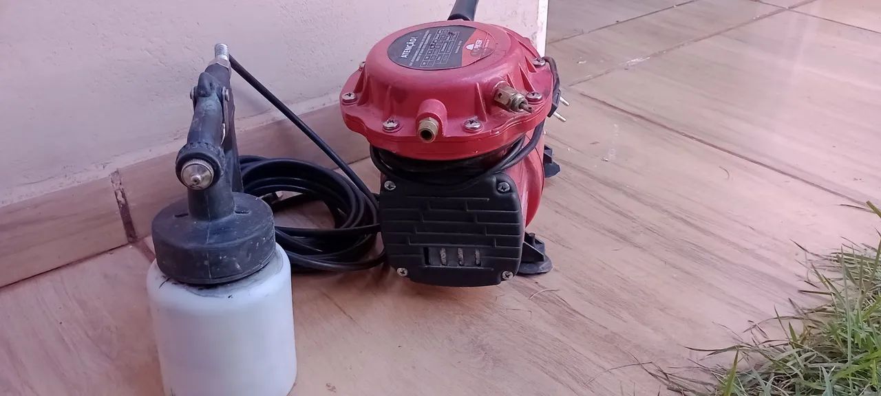 Compressor de ar para pintura com pistola, precisa de reparo  - Foto 2