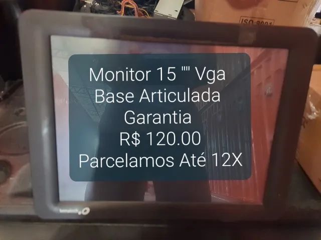 Monitor 15'' Bematech VGA - Garantia.