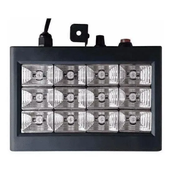 Estrobo Portátil RGB ou luz branca 12 leds na pronta entrega!