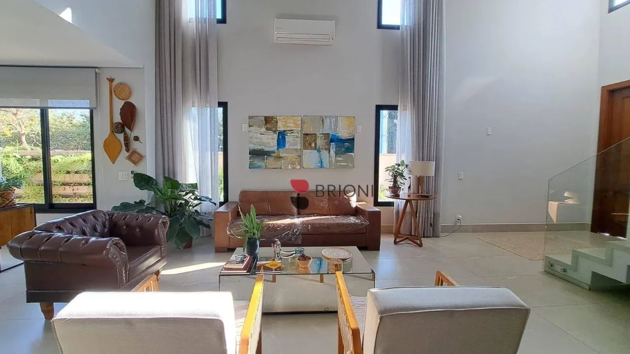 Casa alto padrão com 380m², 3 quartos/suítes para locação no Condomínio Reserva Santa Luis - Foto 5