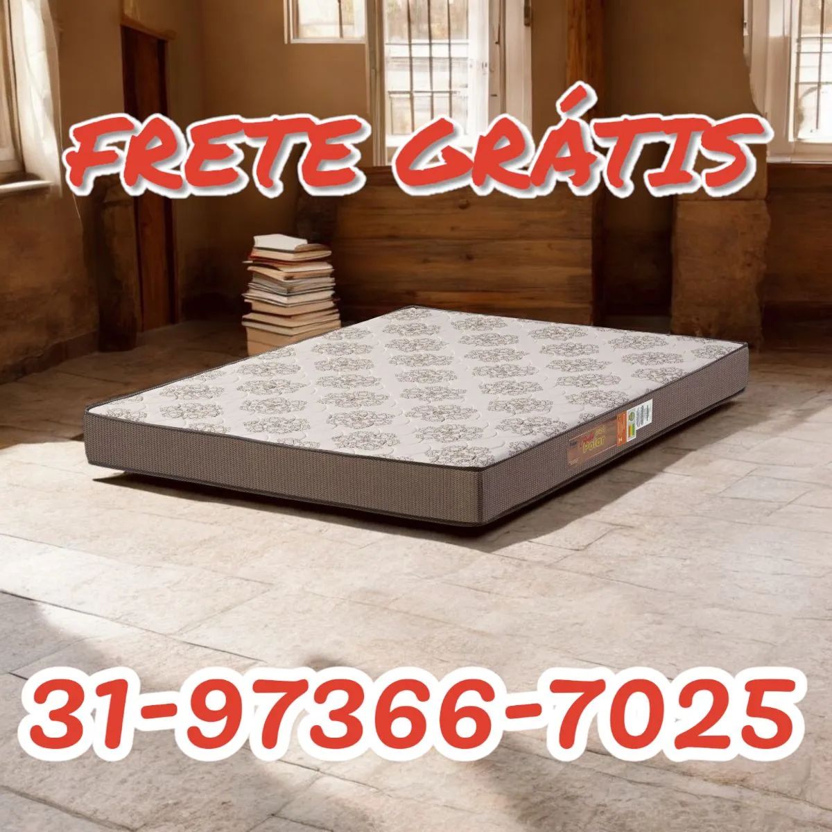 COLCHÃO CASAL POLAR D28 DIRETO DA FÁBRICA 