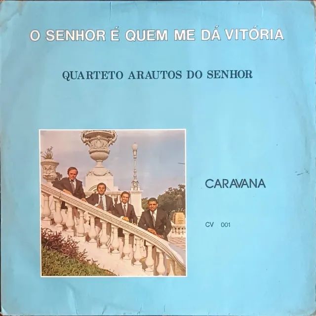Lp Disco Vinil Gospel Evangélico Quarteto Arautos do Senhor O senhor é quem me dá vitória