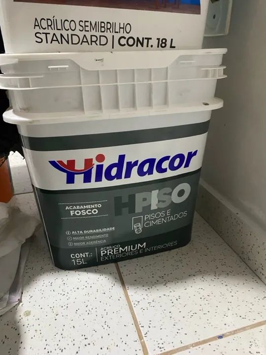 Tinta Hidracor Premium para Pisos e Cimentados 15L