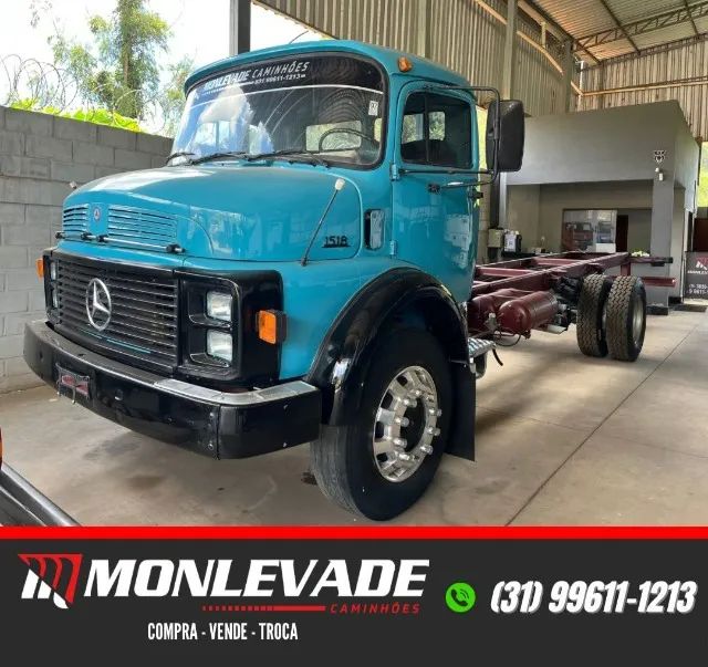 Caminhao MB 1518 - Ano 1988 - C/ Nota Fiscal Fabrica ( RELIQUIA )