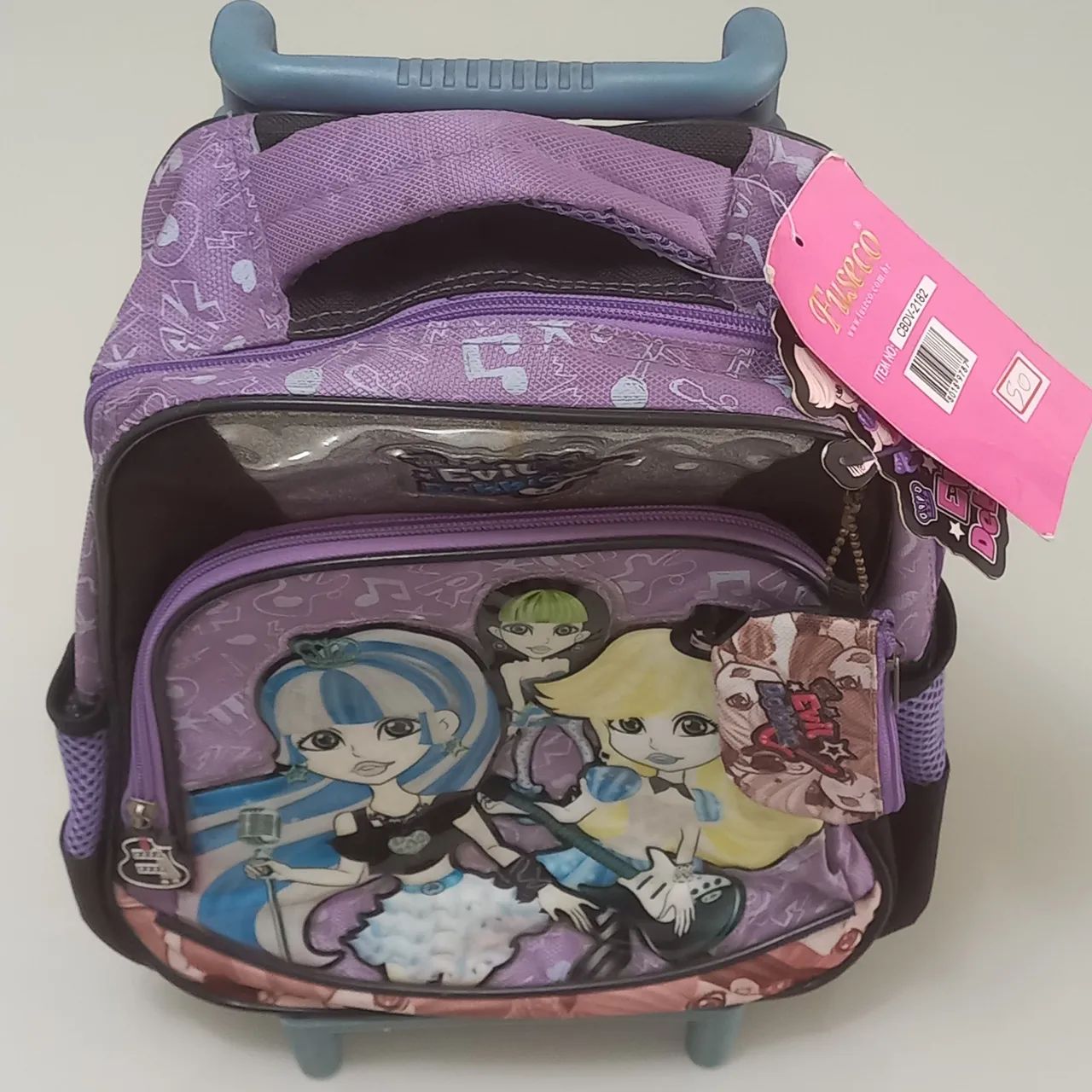 Mochila escolar Evil Debbie com rodinhas