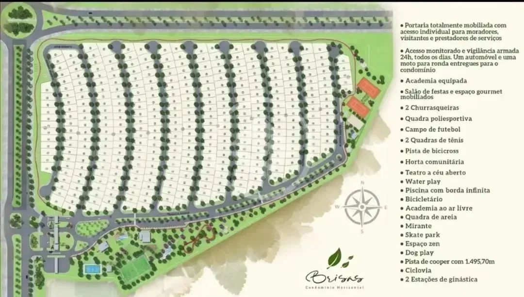 Terreno 316 m² no Brisas Horizontal  211 m² de Área Útil Pronta pra Construir  Projeto + A - Foto 3