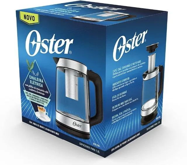 Chaleira Elétrica Oster Tea 1,8L, com Infusor de Chá - 220V (NOVO) - Foto 6