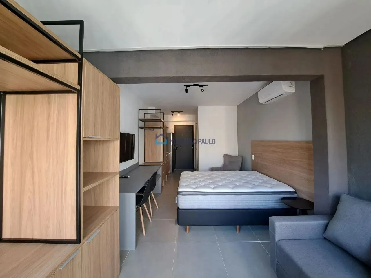 Studio novo e mobiliado para locação em Moema de 26 m²