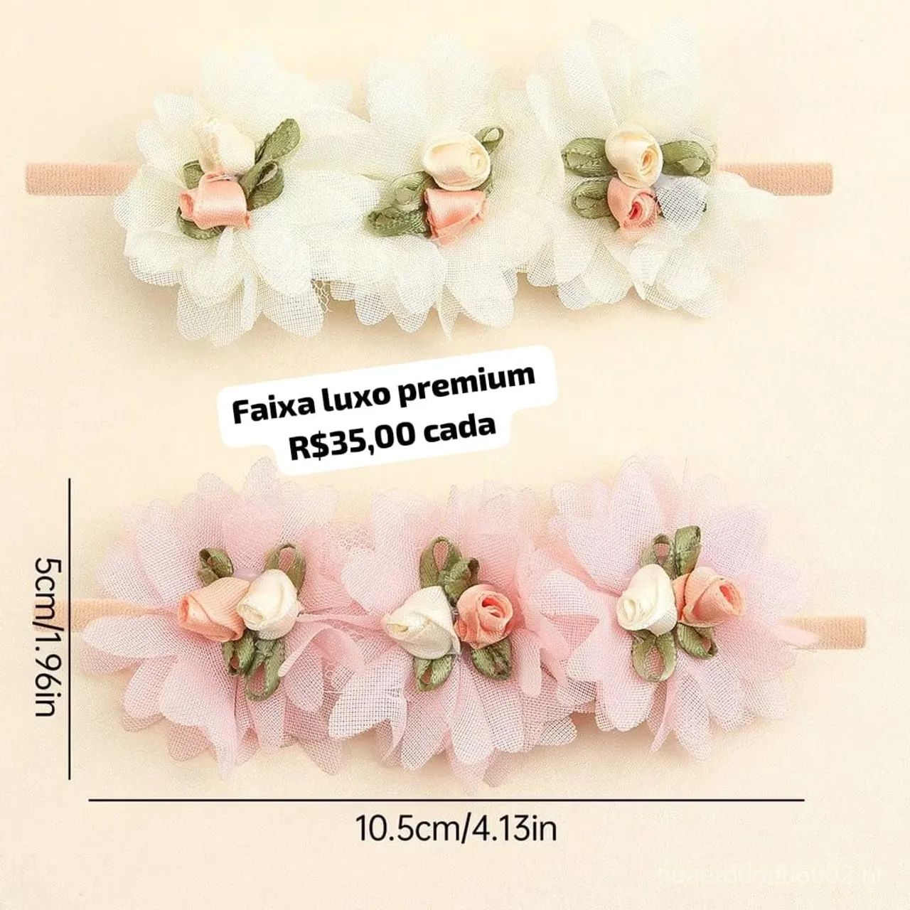 Faixa de cabelo linha premium luxo  - Foto 5