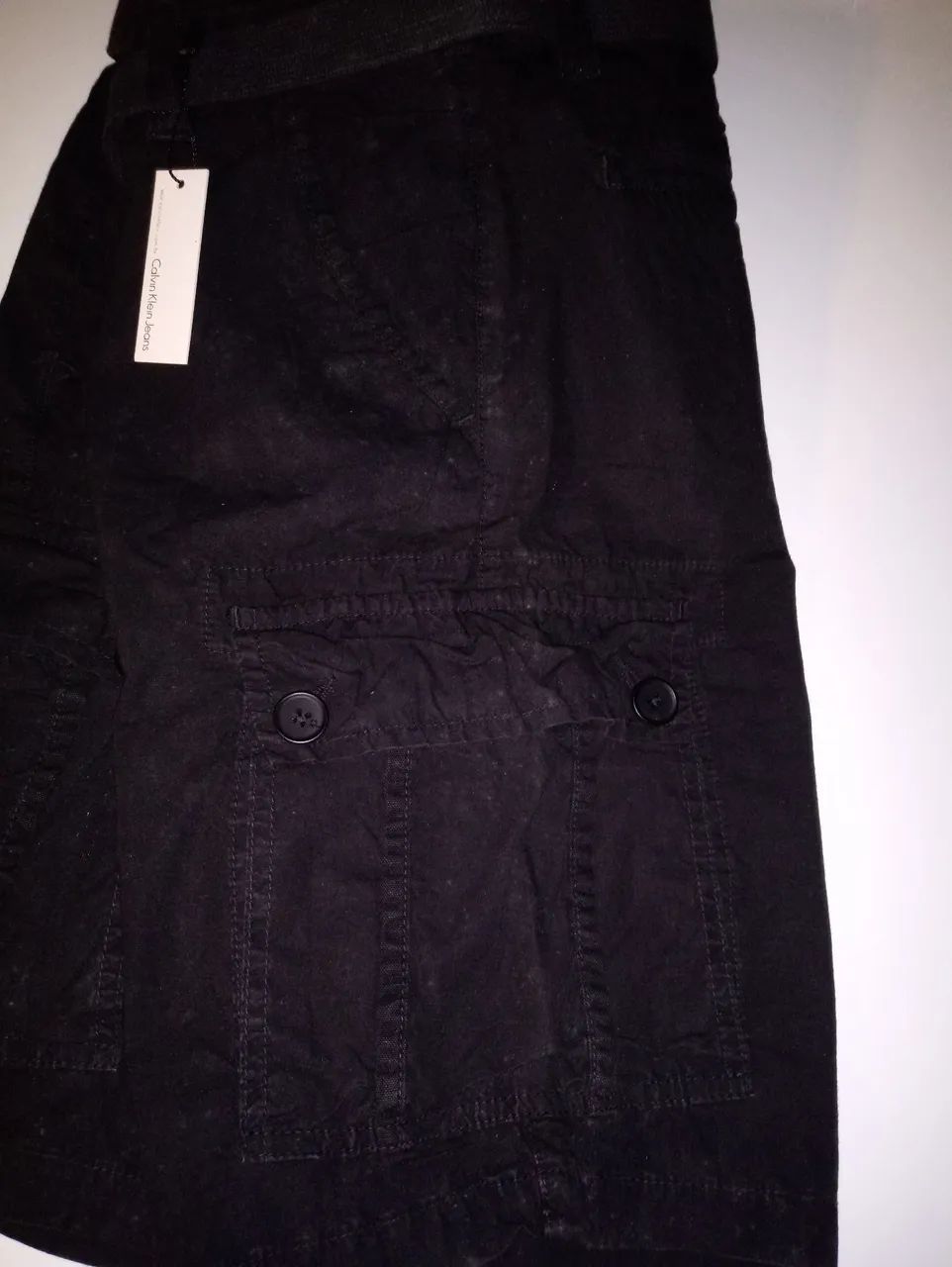Bermuda preta Calvin Klein Jeans - Foto 3
