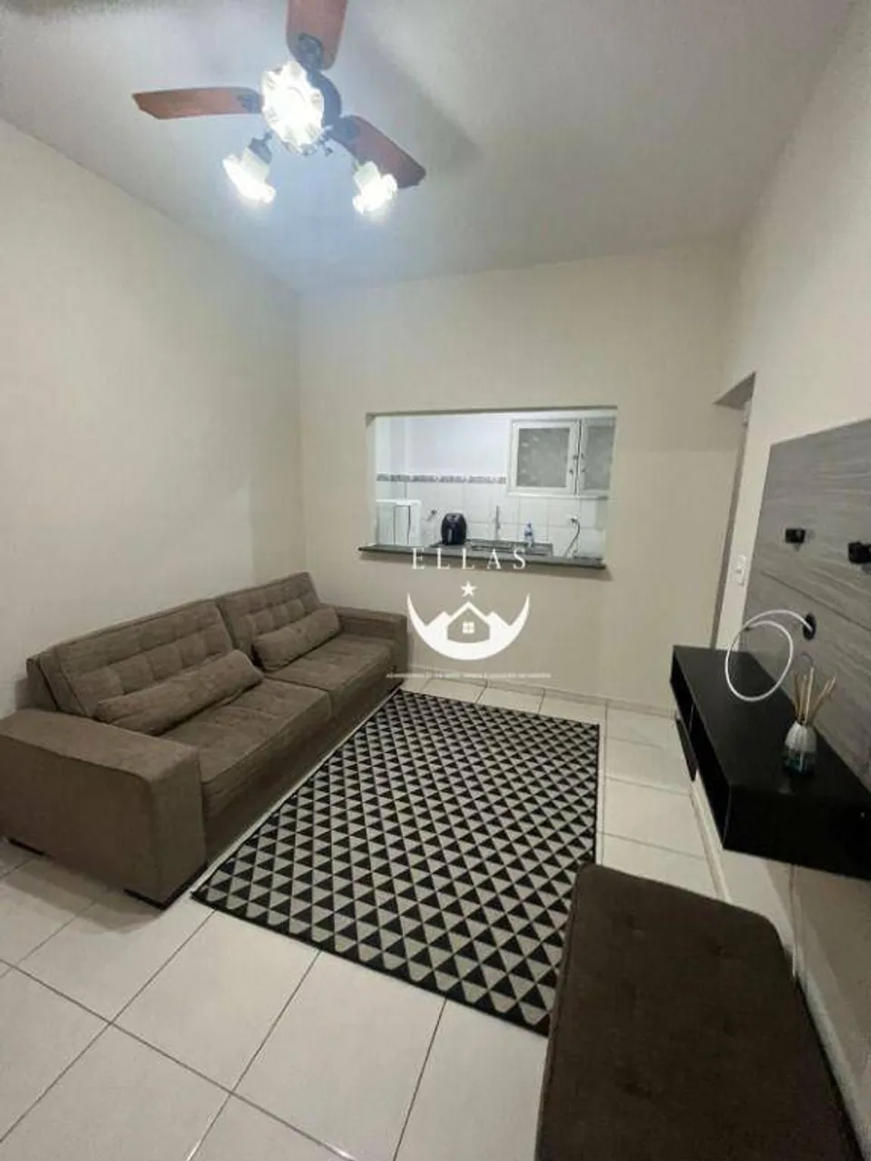 OPORTUNIDADE! Locação Apartamento Mobiliado com 1 Dormitório | Gonzaga Santos/SP