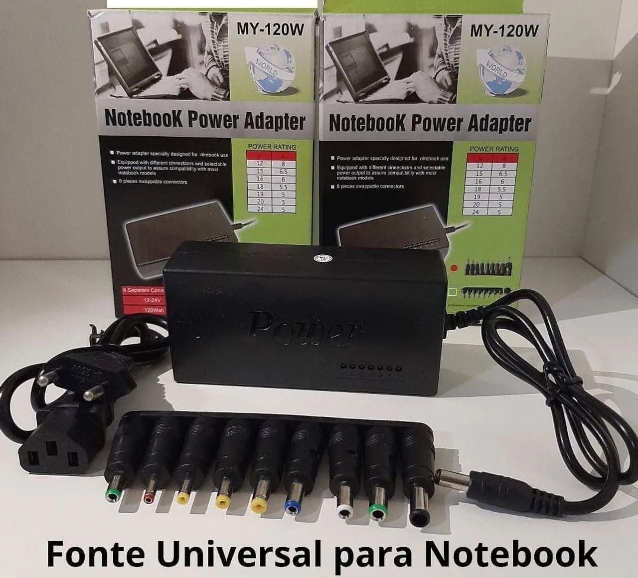 Fonte para Notebook Universal novos 
