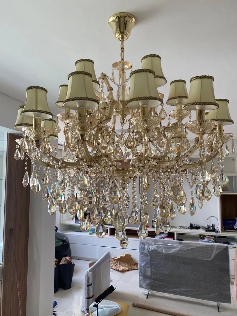 Lustre de Cristal Luxuoso - Foto 2