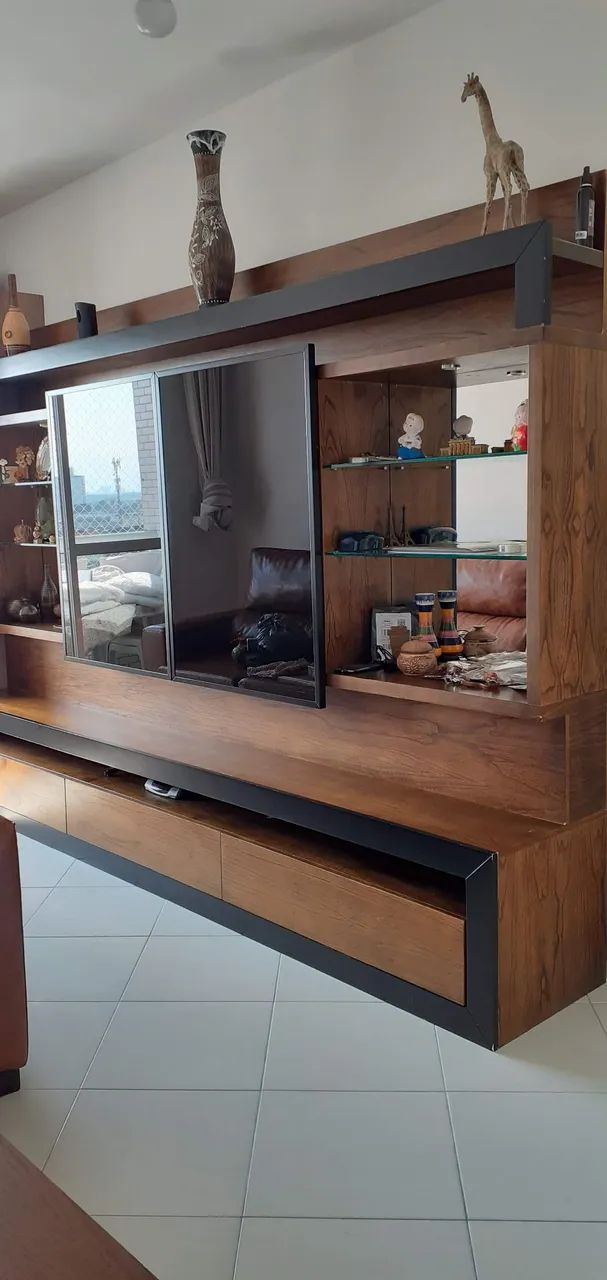 Estante para TV moderno com armários e prateleiras - Foto 4