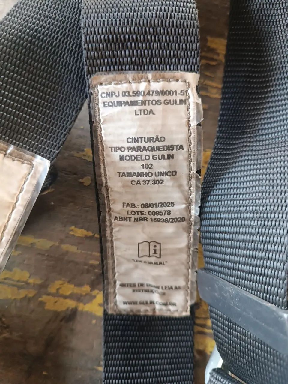 Cinturão tipo paraquedista  - Foto 2