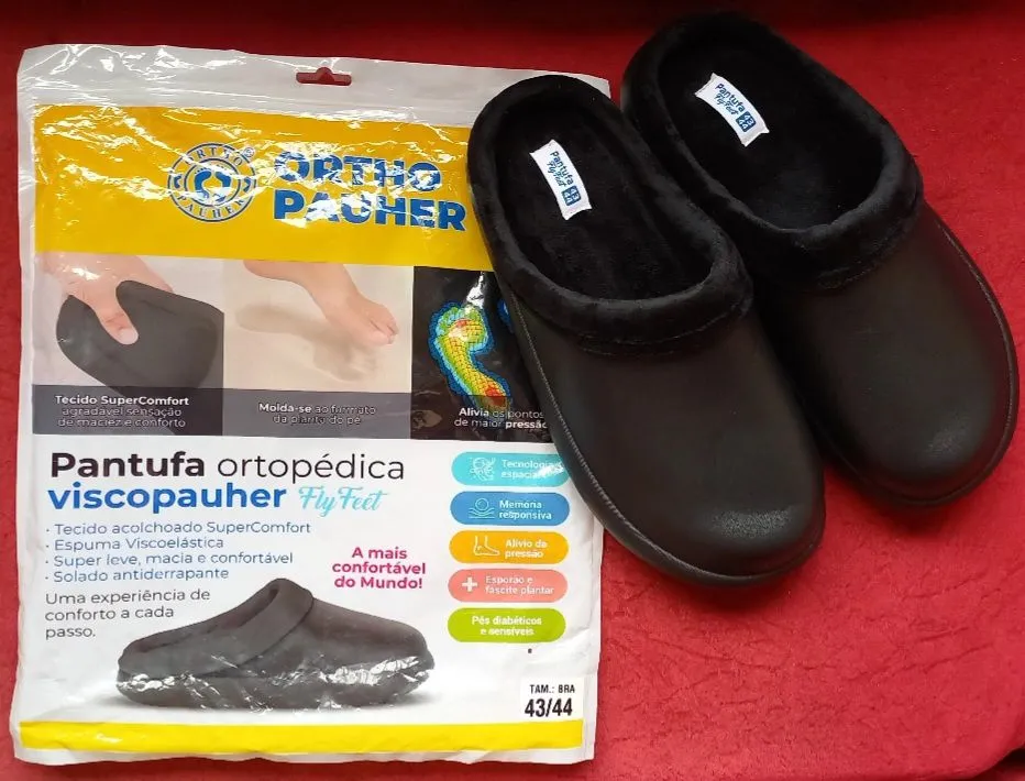 Pantufa Ortopédica Viscopauher Fly Feet - Conforto e Bem-Estar