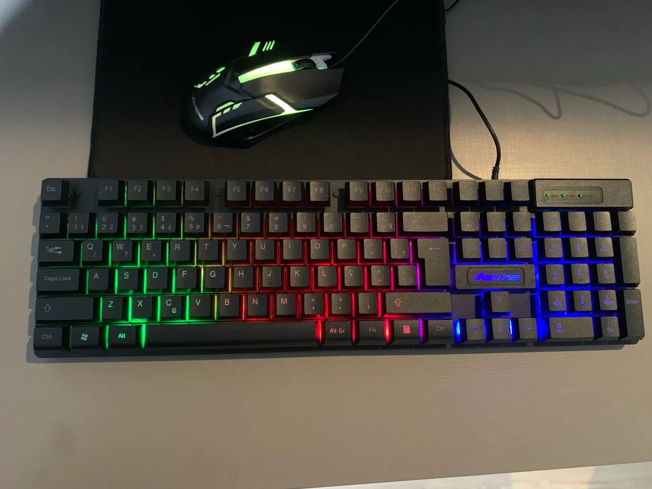 Kit Teclado e Mouse gamer64166980284673120