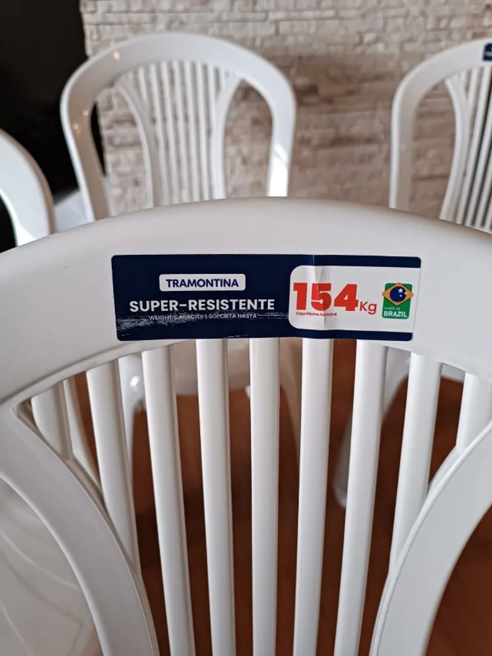 Tramontina Plastic Chair, 154 kg Capacity