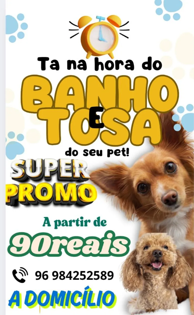 Banho e Tosa para seu Pet - Super Promoção!