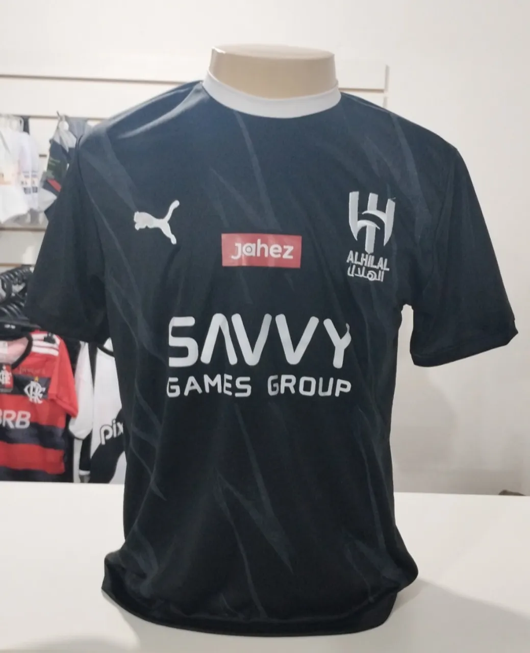 Camisa do Al Hilal preta do Neymar
