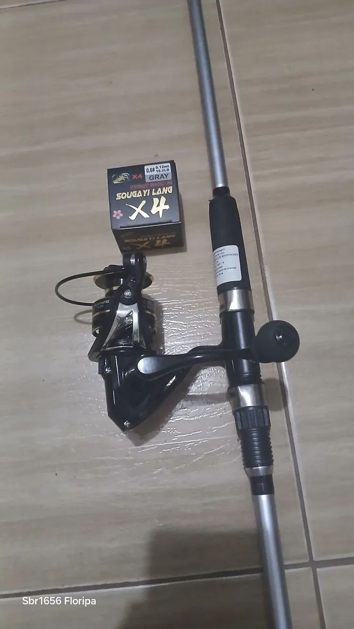 Kit de pesca molinete 2,10