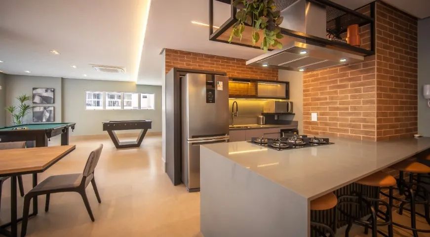 Studio com sacada no centro de Criciúma em prédio NOVO para morar ou investir 