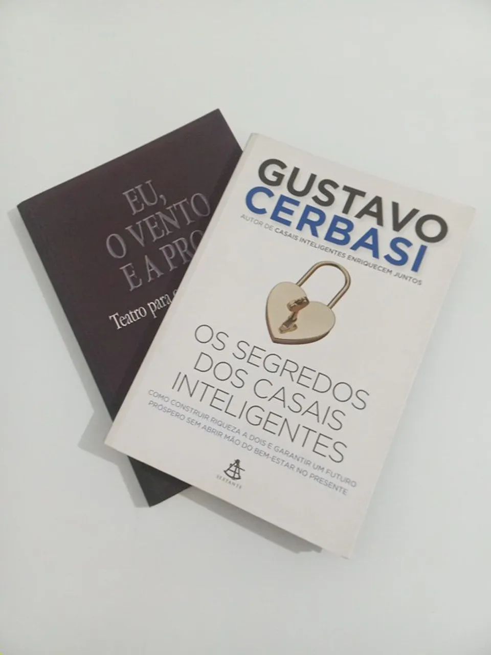 2 Livros -  O segredo dos casais inteligentes e Eu, o vento e a proa