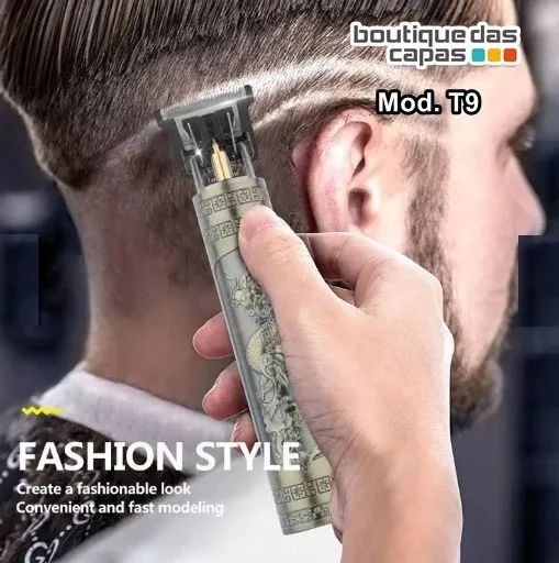 MAQUINA DE CORTAR CABELO BARBA T9 SZJ-41 COD. *8